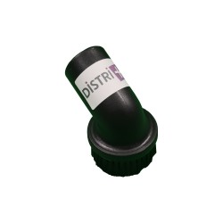 Brosse meuble ronde pour aspirateur allant SUR l embout de flexible côté tube diamètre 38mm - Largeur 8cm