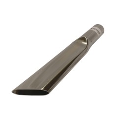 Suceur long plat métal en acier chromé pour aspirateur - Diamètre : 50mm - Longueur 40cm