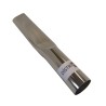 Suceur long plat métal en acier chromé pour aspirateur - Diamètre : 50mm - Longueur 40cm