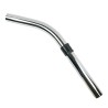 Coude métallique avec réglage d air pour aspirateur reliant un tube et un embout de flexible côté canne de diamètre 32mm