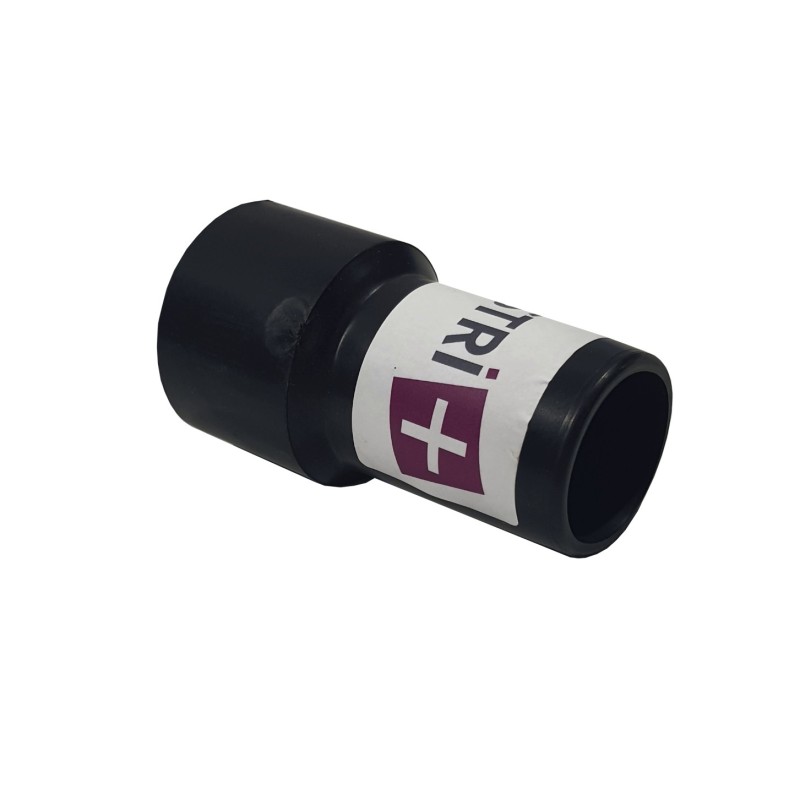 Embout PVC pour aspirateur à visser sur flexible de diamètre 32mm intérieur d un côté acceptant un tube de diamètre 32mm de l autre