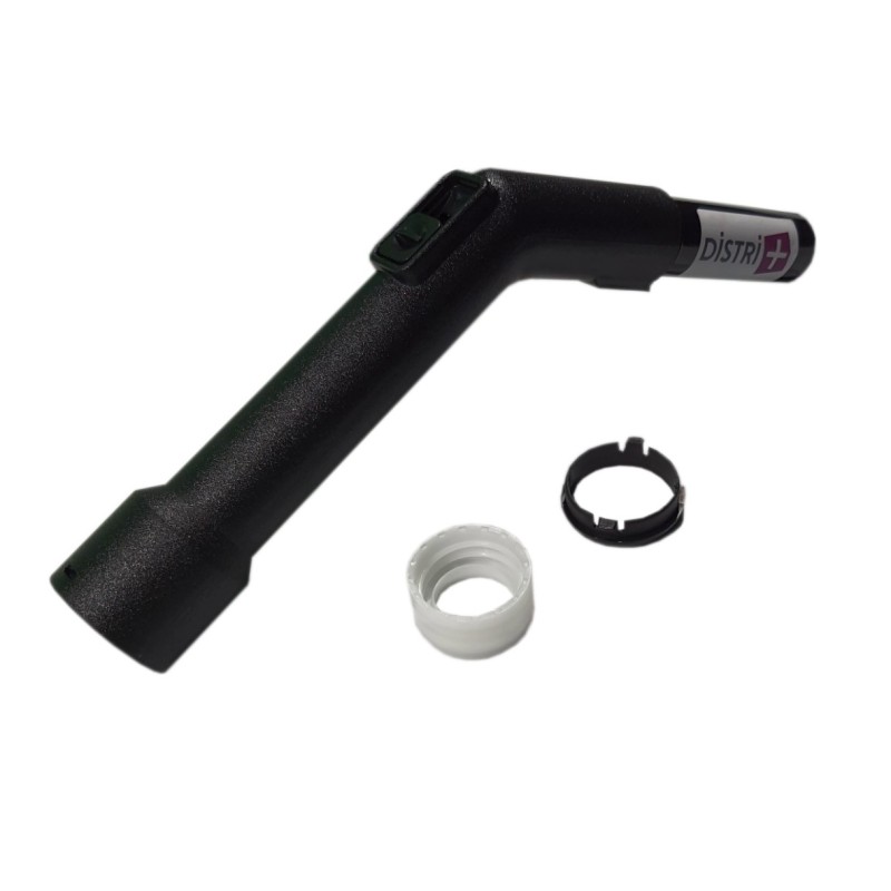 Poignée plastique avec réglage d air pour aspirateur à clipser sur flexible diamètre 32mm intérieur et pour tube diamètre 32mm
