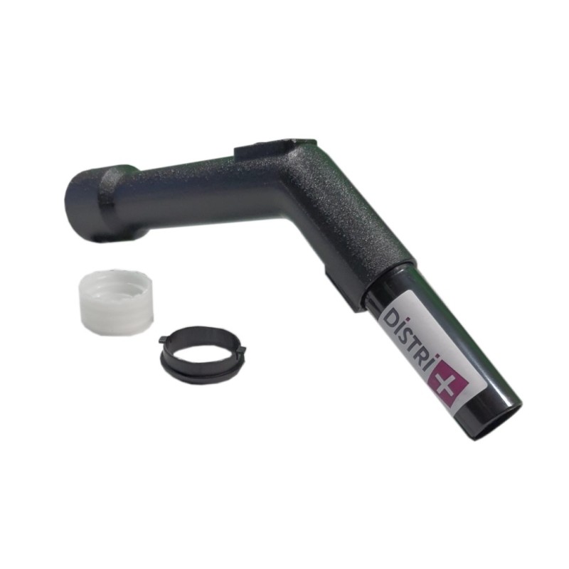 Poignée plastique avec réglage d air pour aspirateur à clipser sur flexible diamètre 32mm intérieur et pour tube diamètre 32mm