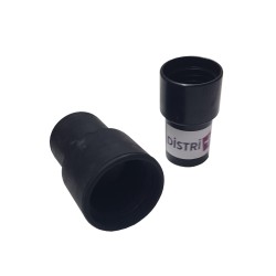Manchon pour aspirateur vissant 1 flexible diamètre 51mm intérieur à un flexible de diamètre 38mm intérieur