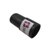 Embout pour aspirateur à visser sur flexible armé / renforcé de diamètre 38mm intérieur et pour tube de diamètre 38mm