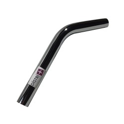Coude métallique pour aspirateur reliant un tube et un embout de flexible côté canne de diamètre 38mm
