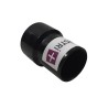 Embout pour aspirateur à visser sur flexible armé / renforcé de diamètre 50mm intérieur et pour tube de diamètre 50mm