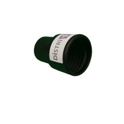 Embout PVC pour aspirateur à visser sur flexible de diamètre 50mm intérieur d un côté acceptant un tube de diamètre 50mm de l autre