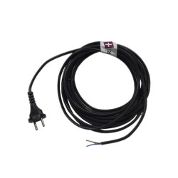 Câble d alimentation enrouleur 2x0.75 en 6m pour aspirateurs Nilfisk Aero 21-01, Aero 21-21 - Philip TC 415, HR 6815 Marathon... Alternative pour réf d origine Nilfisk : 302002394