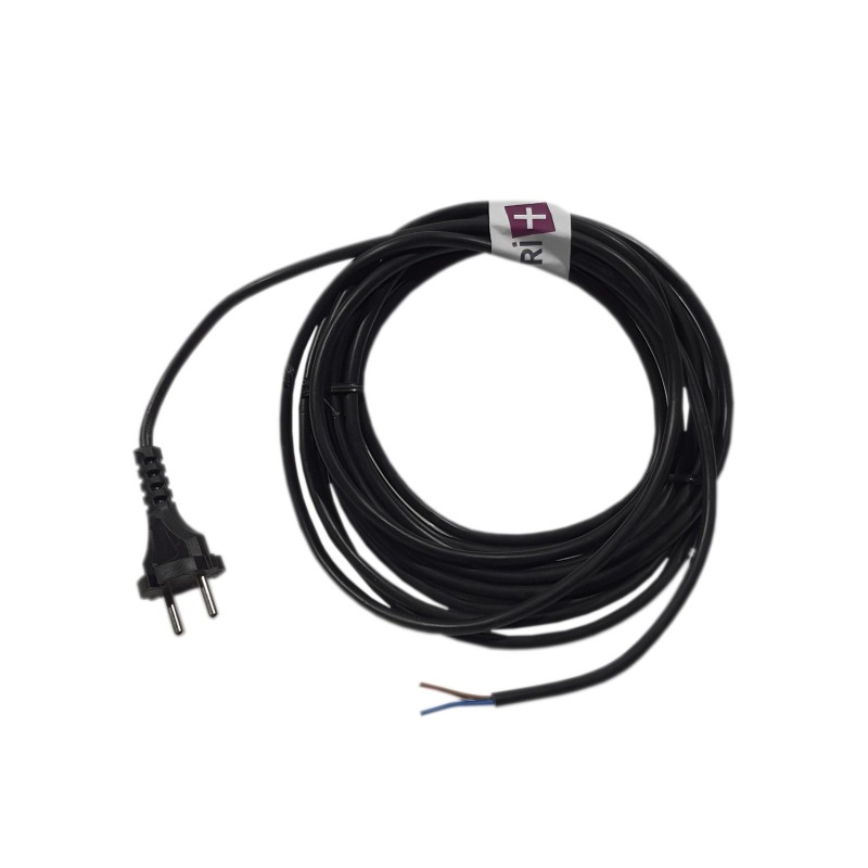 Câble d alimentation enrouleur 2x0.75 en 6m pour aspirateurs Nilfisk Aero 21-01, Aero 21-21 - Philip TC 415, HR 6815 Marathon... Alternative pour réf d origine Nilfisk : 302002394