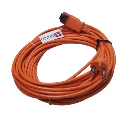 Câble d alimentation pour aspirateurs Nilfisk GD5 / GD10 2*1 - Référence d origine Nilfisk : 22156201