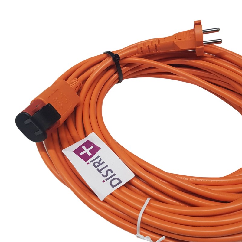 Câble d alimentation pour aspirateurs Nilfisk GD5 / GD10 2*1 - Référence d origine Nilfisk : 22156201