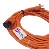 Câble d alimentation pour aspirateurs Nilfisk GD5 / GD10 2*1 - Référence d origine Nilfisk : 22156201