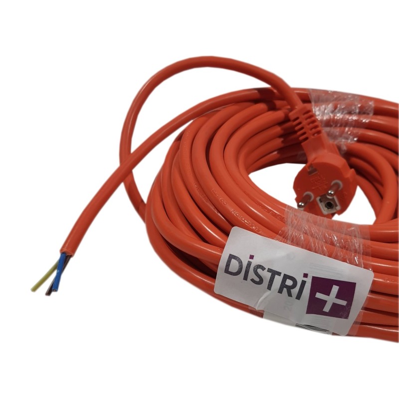 Câble pour aspirateurs Nilfisk / Alto AERO 26-01, AERO 31-21, AERO 800, AERO 840 - Eurosteam 044108 - pour Monobrosse Ghibli /Wirbel C43, SB43, 32112...