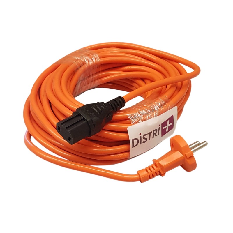 Câble d alimentation compatible pour aspirateur NUMATIC RSV150, PPR240, PPR370, PPR380, 236176, 905061, 236156... Longueur 12.5m