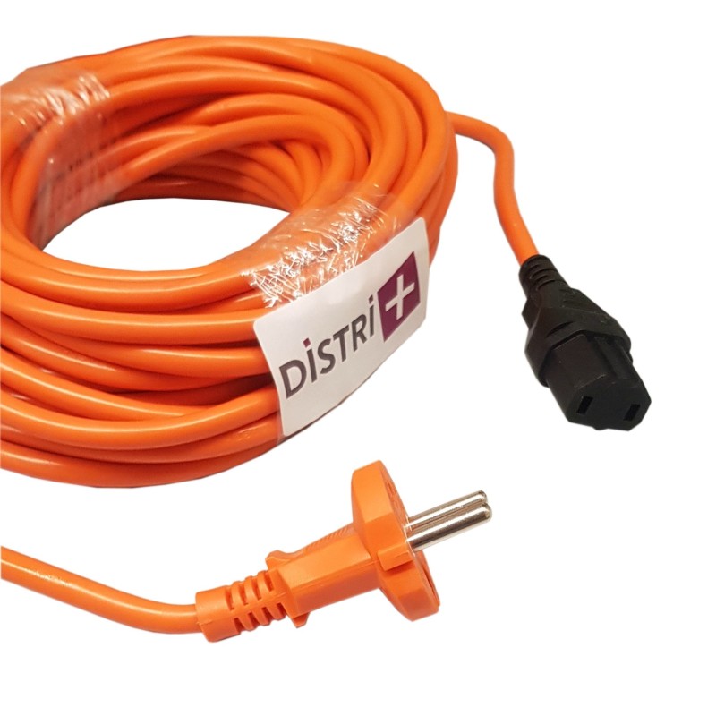 Câble d alimentation compatible pour aspirateur NUMATIC RSV150, PPR240, PPR370, PPR380, 236176, 905061, 236156... Longueur 12.5m