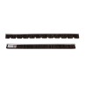 Jeu de 2 bandes brosse en crin de cheval pour suceur d aspirateur en plastique de largeur 30cm