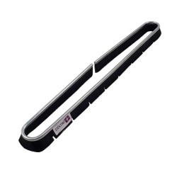 Bande brosse ovale pour suceur d aspirateur en plastique avec sortie droite de largeur 40cm