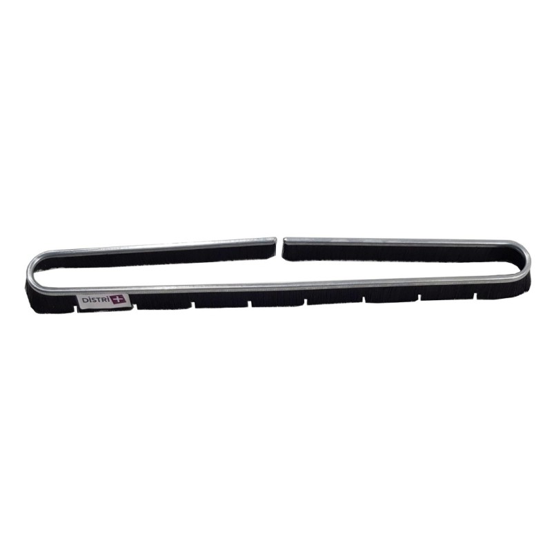 Bande brosse ovale pour suceur d aspirateur en plastique avec sortie droite de largeur 40cm