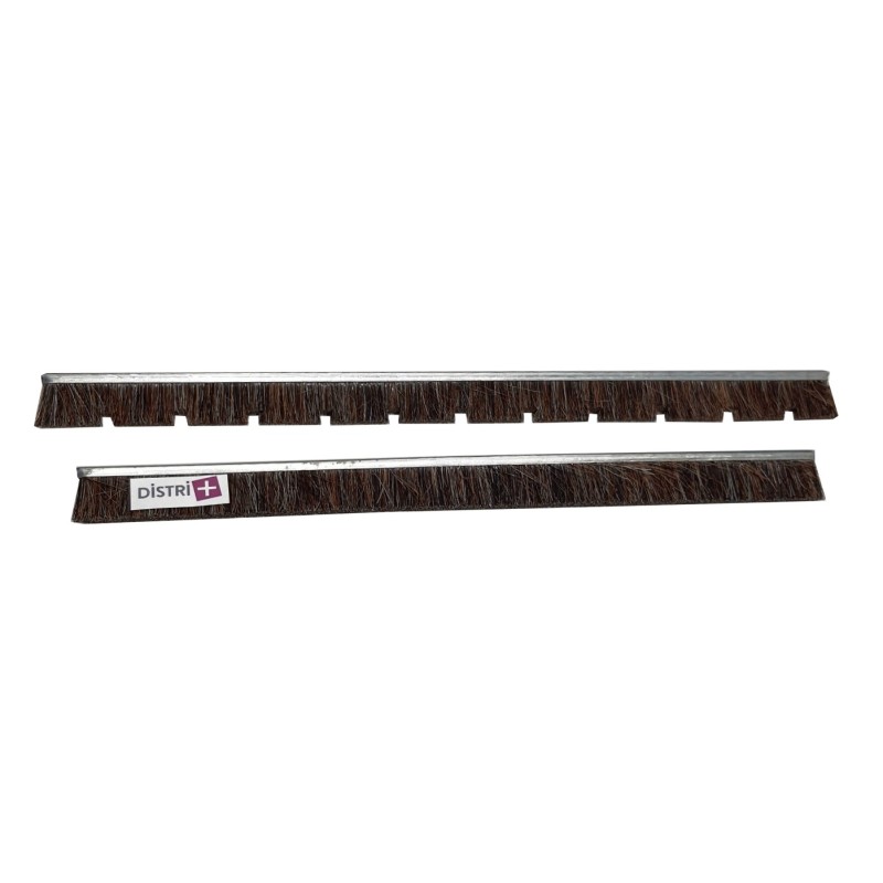 Jeu de 2 bandes brosse en crin de cheval pour suceur d aspirateur en plastique de largeur 36cm