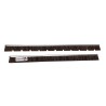 Jeu de 2 bandes brosse en crin de cheval pour suceur d aspirateur en plastique de largeur 36cm