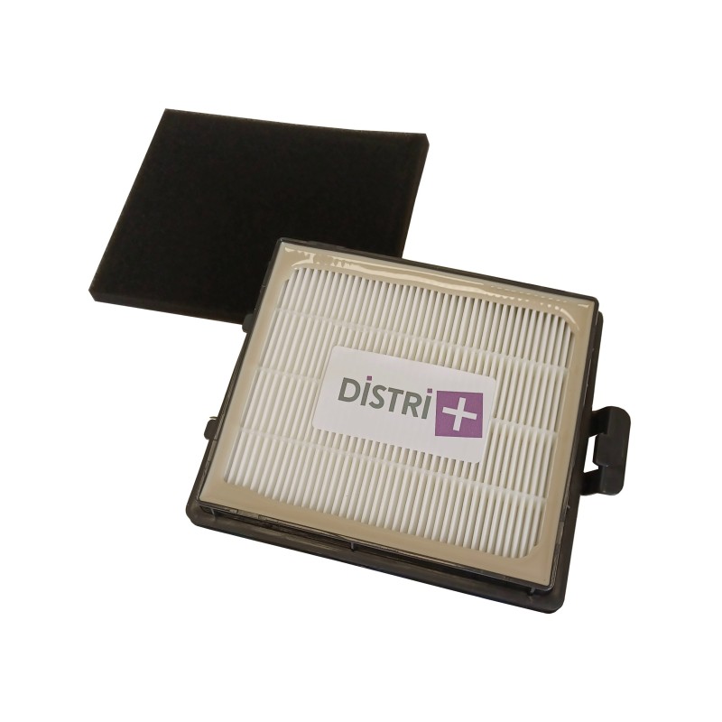 Filtre Hepa + filtre moteur compatible avec aspirateurs Philips Easylife FC8140 à FC8149 - Alternative pour référence d origine FC8071/01, 422245946161