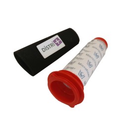 Lot de 2 filtres compatibles avec aspirateur Bosch / Siemens Athlet, Athlet Runtime Plus, Zoo o, BBH5, BBH6, BCH5, BCH6, VC6XTRM... - Alternative pour références d origine 00754175, 00754176