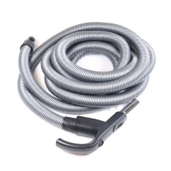 Flexible télécommandée compatible avec aspiration centralsée Cyclovac - Poignée ergonomique D.32mm - Embout demi-anneau - Longueur : 7,5M