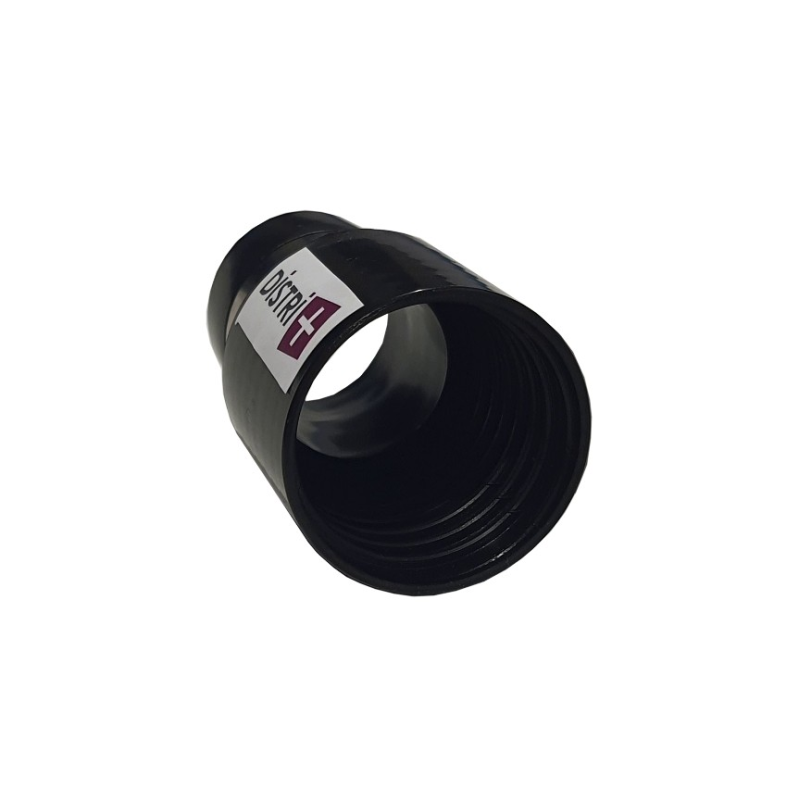Embout PVC avec bague de contact pour aspiration centralisée vissant sur du flexible diam. 32mm intérieur et pour tube diam. 32mm