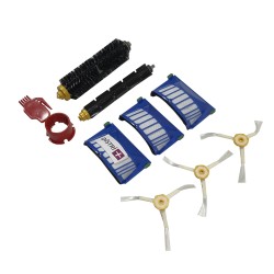 Kit accessoires de remplacement pour aspirateur compatible avec iRobot Roomba 600 série