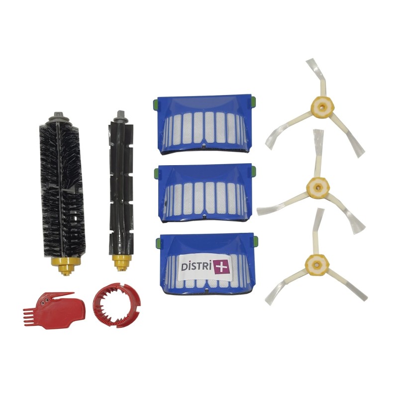 Kit accessoires de remplacement pour aspirateur compatible avec iRobot Roomba 600 série
