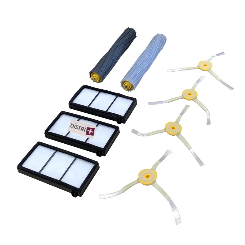 Kit accessoires de remplacement pour aspirateur compatible avec iRobot Roomba 800 série et 900 série