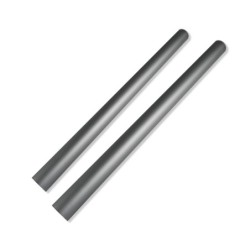 Lot de 2 tubes en alu pour aspirateur - Diamètre : 38mm - Longueur 565mm