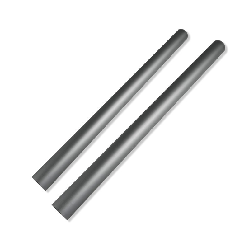 Lot de 2 tubes en alu pour aspirateur - Diamètre : 38mm - Longueur 565mm