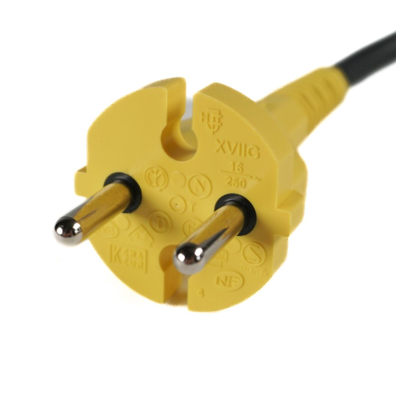 Câble d alimentation d origine pour aspirateur KARCHER : T 7/1, T 10/1. Référence d origine Karcher : 6.649-743.0, 66497430. Sur commande.