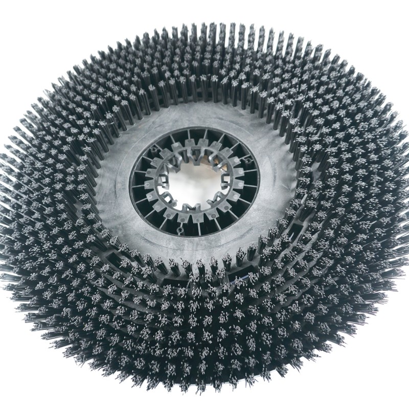 Brosse noire dure compatible avec autolaveuse Karcher B40 C/W (version disque), BD43/25. Alternative pour référence d origine Karcher 4.905-025.0, 49050250 - Diamètre : 430mm