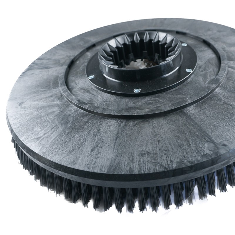 Brosse noire dure compatible avec autolaveuse Karcher B40 C/W (version disque), BD43/25. Alternative pour référence d origine Karcher 4.905-025.0, 49050250 - Diamètre : 430mm