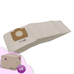 Sac aspirateur compatible avec ICA Soteco : BOX, GP1/16 ECO B, GP1/18 ECO B, SA147, YES PRO, YES BOX, YP 1300/16, YP 1/13 ECO B - Rowenta : Bully, Collecto, etc. - Carton de 5 pochettes de 10 sacs microfibre