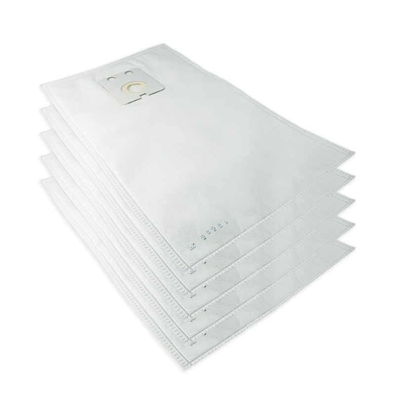 Sac aspirateur compatible avec Nilfisk VP300, GD1000, GD1010, Business, Familly, Thor. - La pochette de 5 sacs microfibre