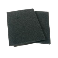 Lot de 2 filtres à air en mousse universel pour aspirateur à découper - Dimensions : 250x180x10mm