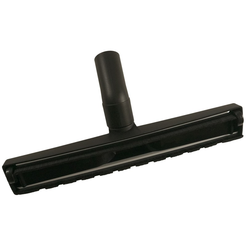 Brosse à roulettes pour aspirateur à poussières - Longueur : 360 mm - Capteur tous sols avec bandes brosse et roulettes PVC.