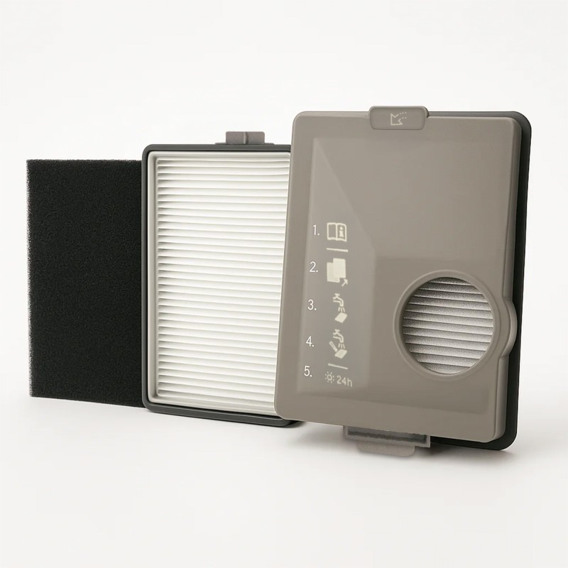 Filtre à poussière fine Miele CX-FSF - Alternative d'origine références 11639250, CX-FSF