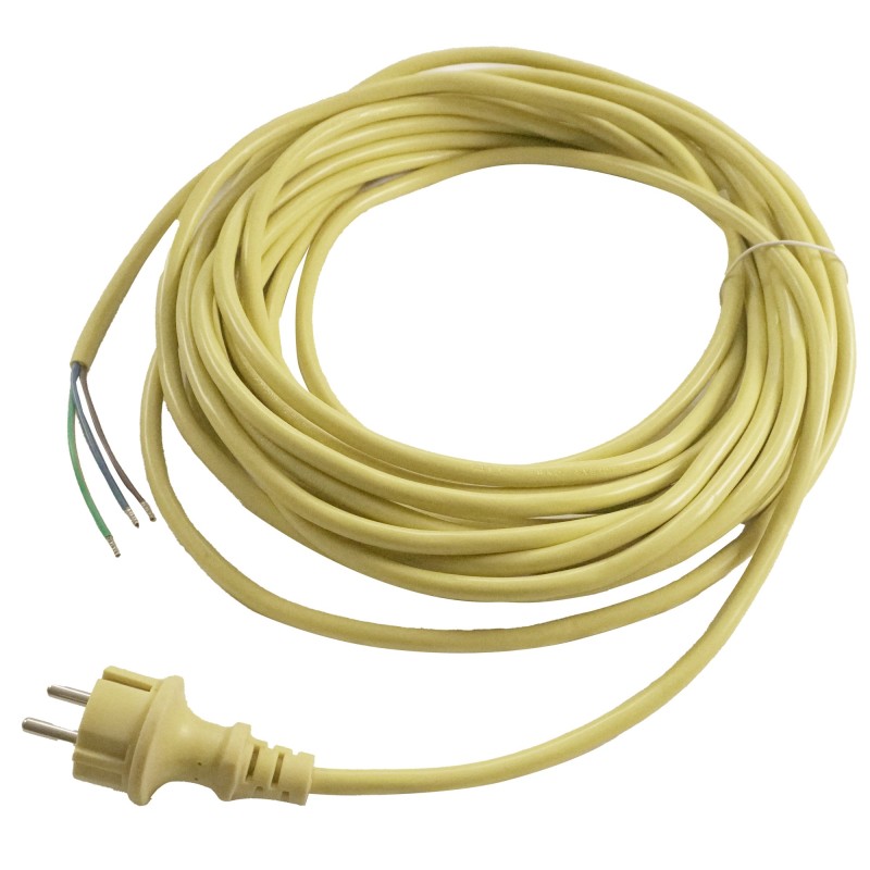 Câble pour aspirateurs Nilfisk / Alto AERO 26-01, AERO 31-21, AERO 800, AERO 840 - Eurosteam 044108 - pour Monobrosse Ghibli /