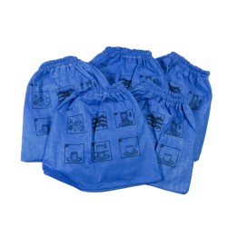 Pochettes Filtrantes pour aspirateurs Aquavac, EWT, Parkside tous modèles - Einhell : TH-VC1820S, FV9644.05.00 - Lot de 5 poch