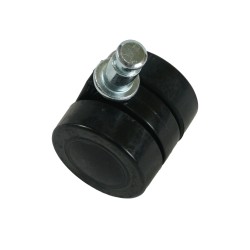 Roulette double noire pour aspirateur Numatic - Référence d'origine et authentique 2040000