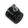 Roulette double noire pour aspirateur Numatic - Référence d'origine et authentique 2040000