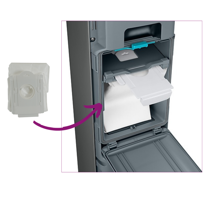 Sac aspirateur pour station de nettoyage compatible Samsung Clean Station - lot de 5 - alternative à la référence d'origine 