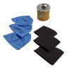 1 Filtre Cartouche 3 Filtres mousse compatible (alternative pour réf d'origine 45120275) + 3 pochettes filtrantes pour Aquavac